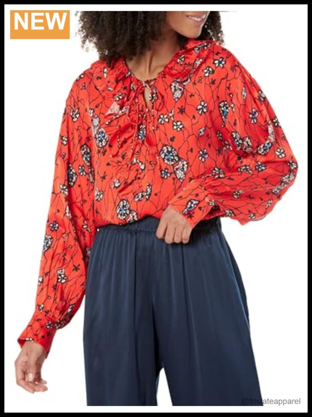 Joie Womens Rainie Blouse Long Sleeve Viscose Floral Print Loose Fit
